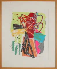 Bep Toscani, Abstract, 2006, Lithografie op papier