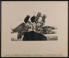 Ans Wortel, Figuren kindervoorstelling, Ets op papier