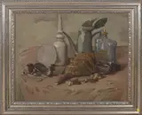 A.E. Otriuyenco, Stilleven met schelpen, Olieverf op linnen