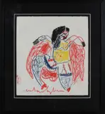 A. Heyboer, Danseres, Pastel op papier