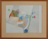 Meinert Volkers, Het alziend oog, Gemengde techniek op papier