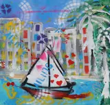 Marcel de With, Modern abstract figuratief, 2006, Acryl op linnen