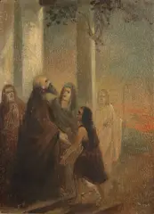 Religieus by Jacobus Cornelis Wyand Cossaar, Olieverf op paneel, offered Jun 2019