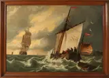 Bois? Onduid., Platbodem op zee