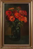 H. Endlich, Vaas met bloemen, Olieverf op linnen