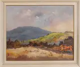 Indonesisch landschap by Onduid. gesig., Olieverf op paneel, offered Apr 2019