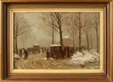 Evert Rabbers, Sneeuwruimen van Heekplein