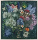 T. Timmermans, Bloemstilleven, 1948, Olieverf op linnen