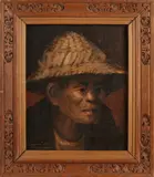 Indonesiche man by Onduid. gesig., Olieverf op linnen, offered Jan 2019
