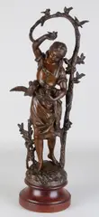 Groot antiek Frans beeld, 1900