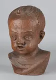 1900 by Eikenhouten gesneden baby buste, offered Jan 2019
