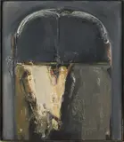 Henk Schuring, Abstract, Olieverf op linnen