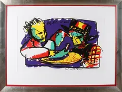 Herman Brood, Dus dit is um, Lithografie op papier