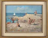 P. Renard, Hollands strandgezicht