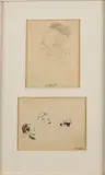 Giele Roelofs, Joodse figuren, Twee tekeningen Joodse figuren met keppel