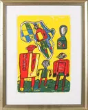 Suzanne Ribberink, Naïve voorstelling, 1968, Lithografie op papier