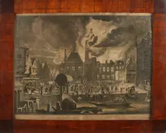 Brand stadhuis Amsterdam by 17e - 18e Eeuwse gravure, 17e - 18e Eeuwse gravure, offered Jul 2018