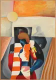 Dirkjan Ribbeling, Abstract figuratief, Olieverf op linnen
