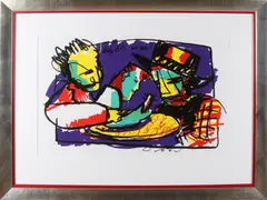 Herman Brood, Dus dit is um, Lithografie op papier