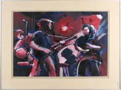 Peter de Rijcke, Dylan en Gascia, Gouache op papier