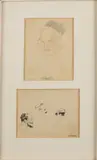 Giele Roelofs, Joodse figuren, Twee tekeningen Joodse figuren met keppel