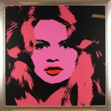 Screenprint atelier Andy Warhol, Brigitte Bardot, Lithografie op papier