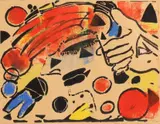 Beatrice Kluivers '89, Abstract figuratief, Linosnede op papier
