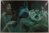 Peter de Rijcke, Bevroren tranen, Acryl op linnen