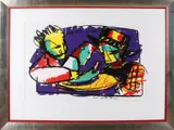 Herman Brood, Dus dit is um, Lithografie op papier