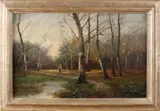 Karl Kaufmann, Bosgezicht met wandelaar
