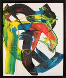 Jan te Wierik, Abstracte compositie, Acryl op papier
