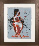 Spettervrouw by Anton Heyboer, Plakaatverf op papier, offered Apr 2018