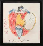 Anton Heyboer, Erotische danseres, Pastel op papier