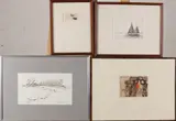 J. de Groot, Etsen, Koets met paardenspan
