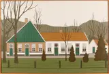 Klaas Bernink, Boerderij Kwinkeler Boekelo, Olieverf op linnen