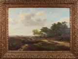 G.J. Tijssen, Hollands heidegezicht, Olieverf op linnen