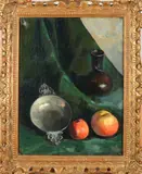 F. Boersma + P.A. Nijgh, 2x Stilleven, Olieverf op paneel