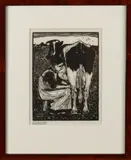 Jan Mankes, 'Melkende boerin'
