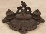 ca. 1880 by Grote antieke historisme inktstel met roccailles, Grote antieke historisme inktstel met roccailles, offered Jan 2018