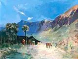 Anatolij Cernjaev, 'Landschap Odessa'., Olieverf op linnen
