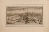 Landkaart Aveele, 1705, Gravure op papier