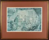 Anton Pieck 1895 -, 'Klasje'., Lithografie op papier