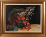 W. de Zwart, stilleven, Olieverf op linnen