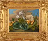 Elisabeth, 'Florale compositie', Olieverf op paneel