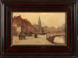 'Stadsgezicht met gracht'. by Piet in 't Hout Jr., Piet in 't Hout Jr, offered Jul 2017