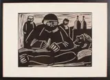 Twee werken van Piet Wiegman, 2 werken, Linoleum-snedes op papier