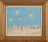 J.J.H. van Leeuwen, 'Strandgezicht'.