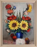 Schilderij van Jan Kelderman, 1914-1990, Jan Kelderman, Olieverf op linnen