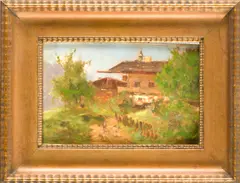 Duits schilderij, Heinisch, 1900, Olieverf op paneel