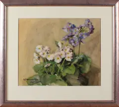 E.C. Arntzenius, stilleven, Aquarel op papier